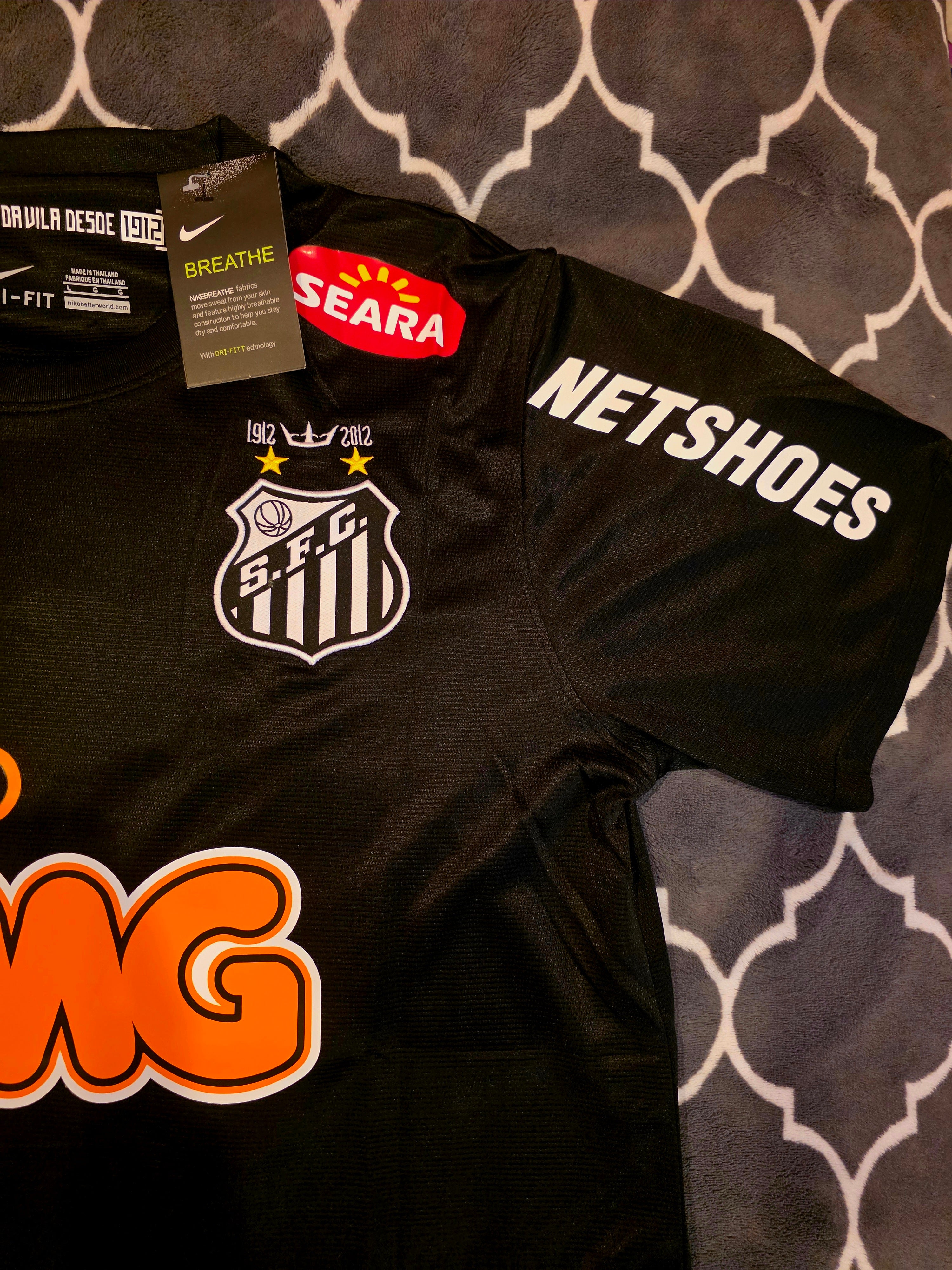Neymar JR Santos 2011-2012 Nike Jersey