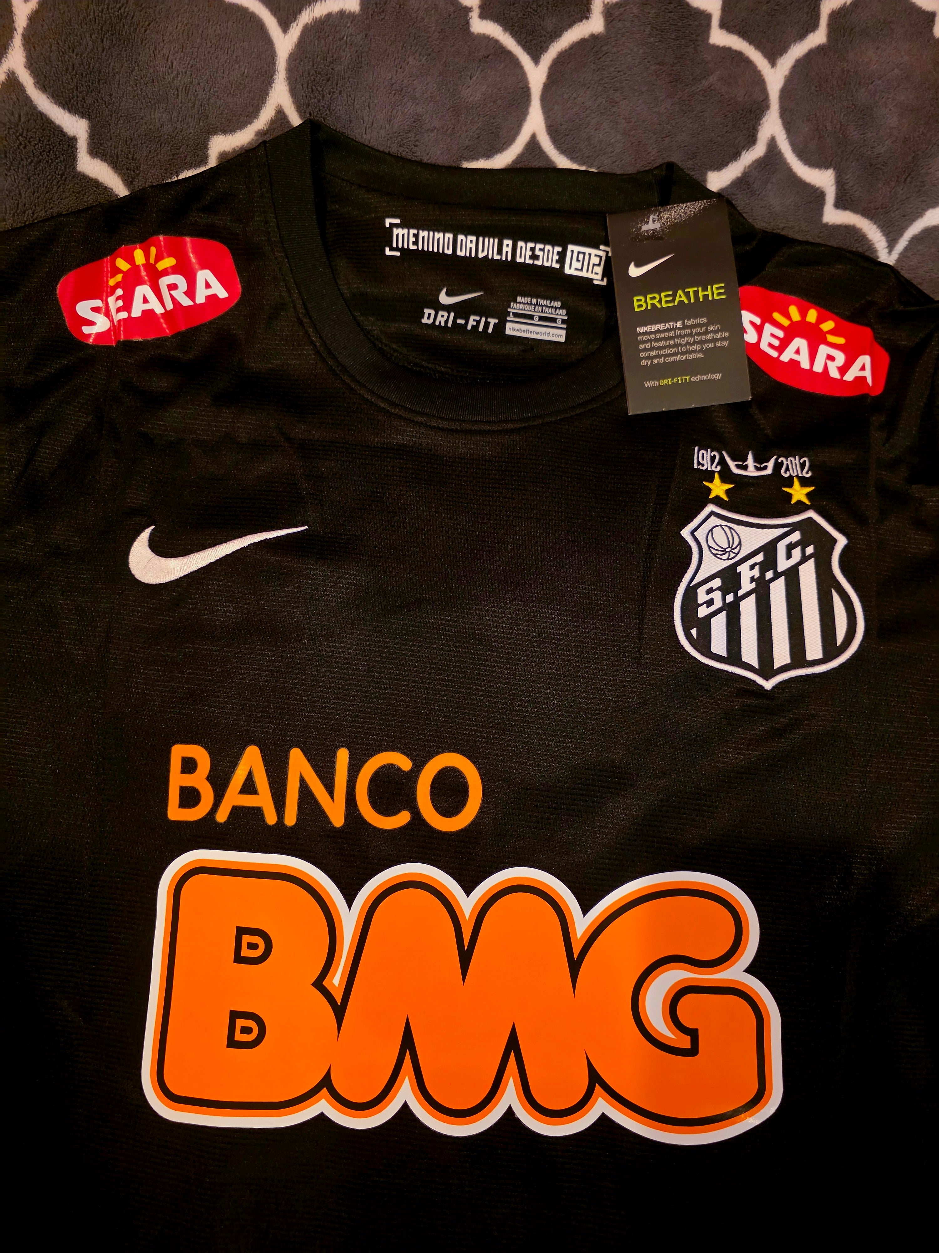 Neymar JR Santos 2011-2012 Nike Jersey