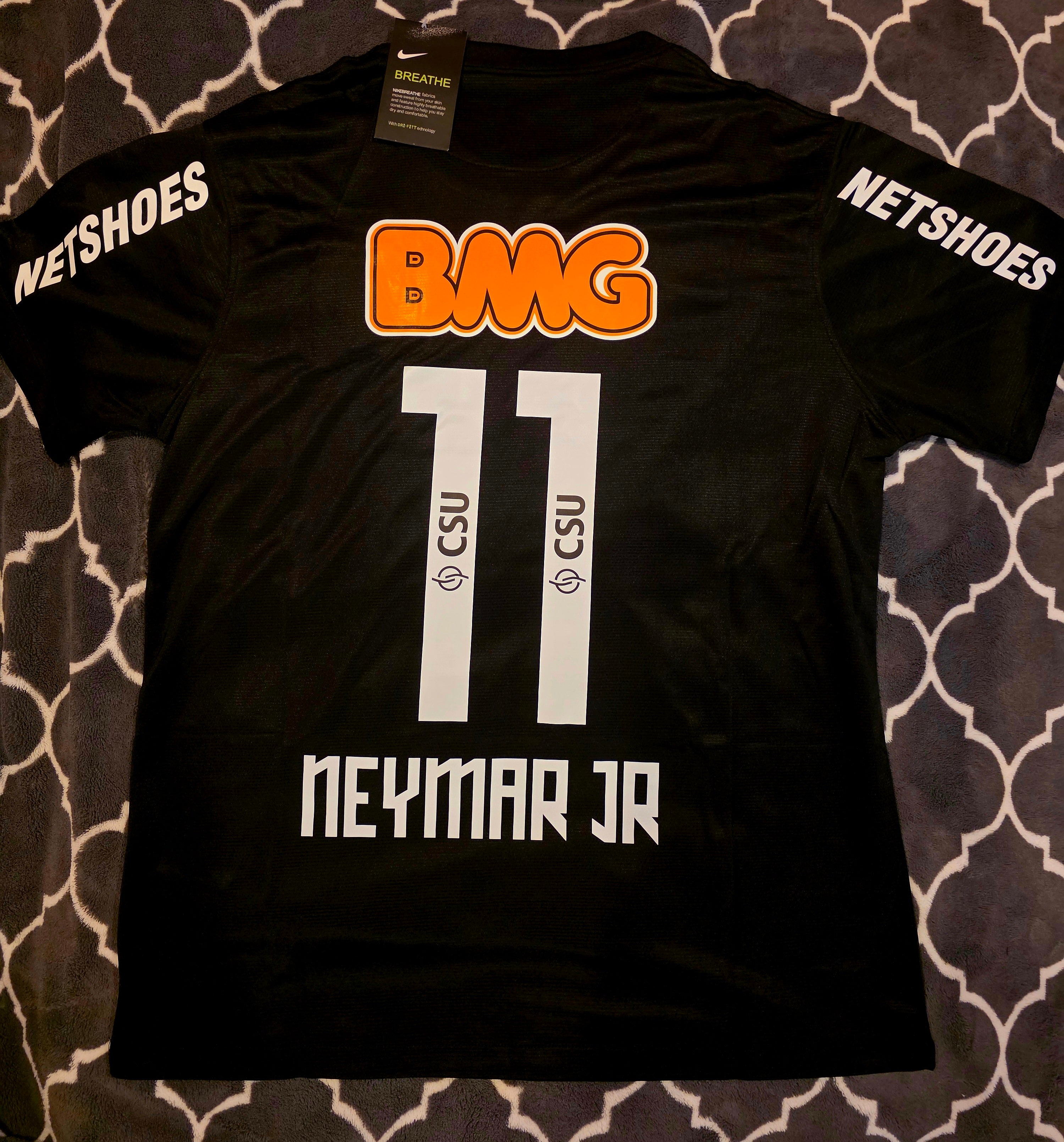 Neymar JR Santos 2011-2012 Nike Jersey