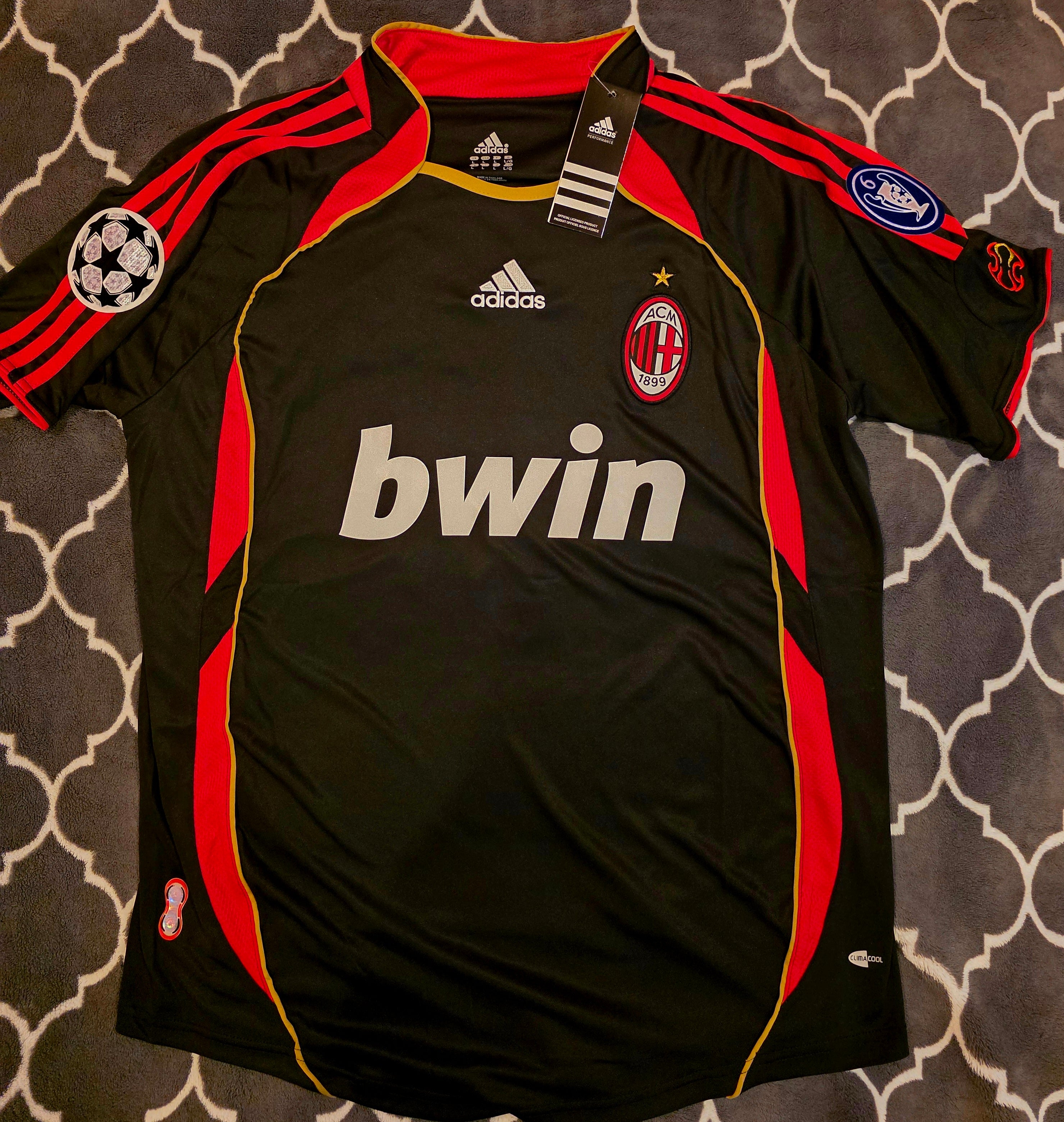 KAKA AC Milan 2006-2007 vintage Adidas Jersey Third Kit