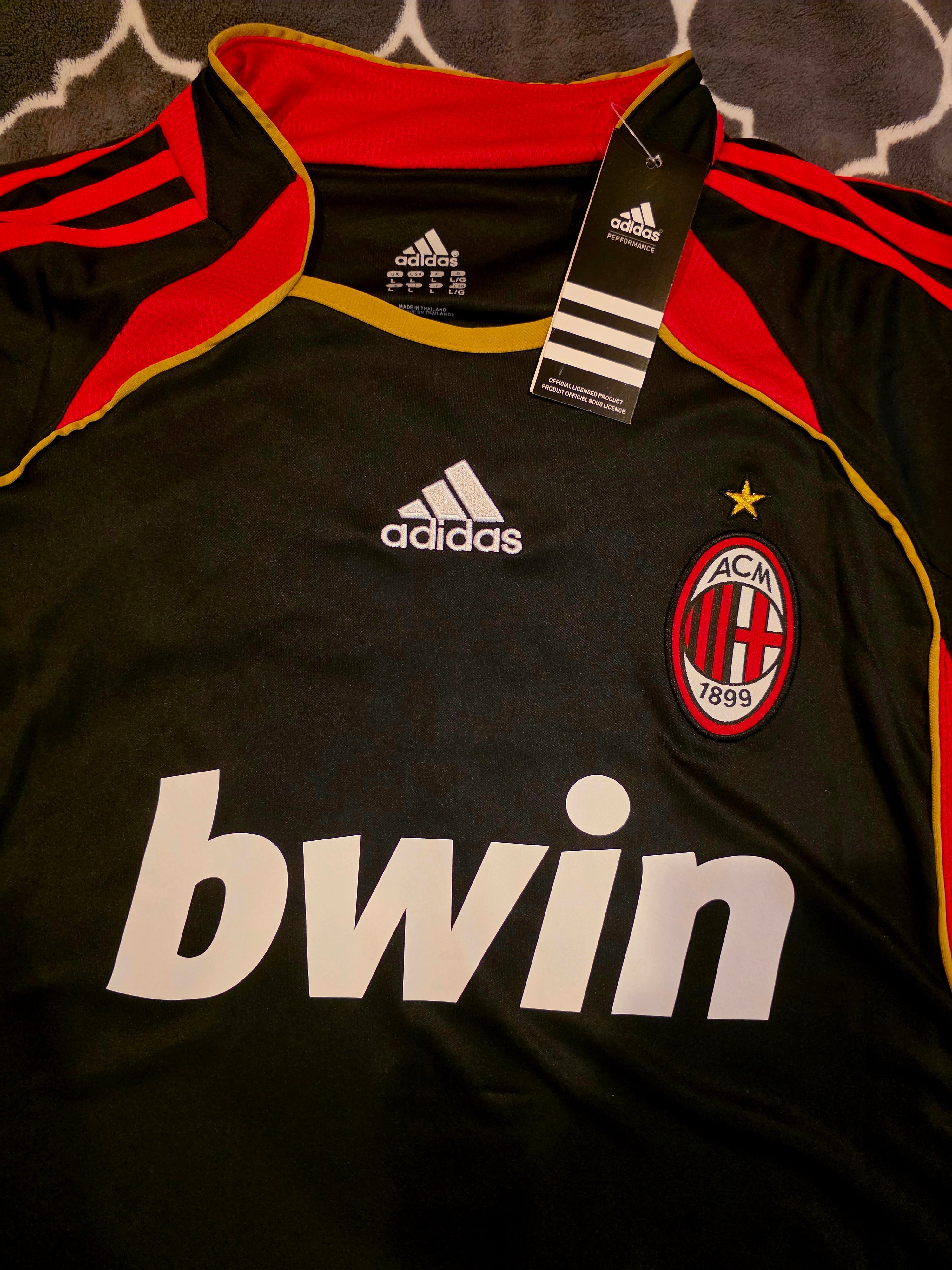 KAKA AC Milan 2006-2007 vintage Adidas Jersey Third Kit